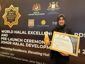 TransTRACK Diakui sebagai Pemimpin Inovasi Logistik Halal pada World Halal Excellence Awards 2024 di Johor, Malaysia