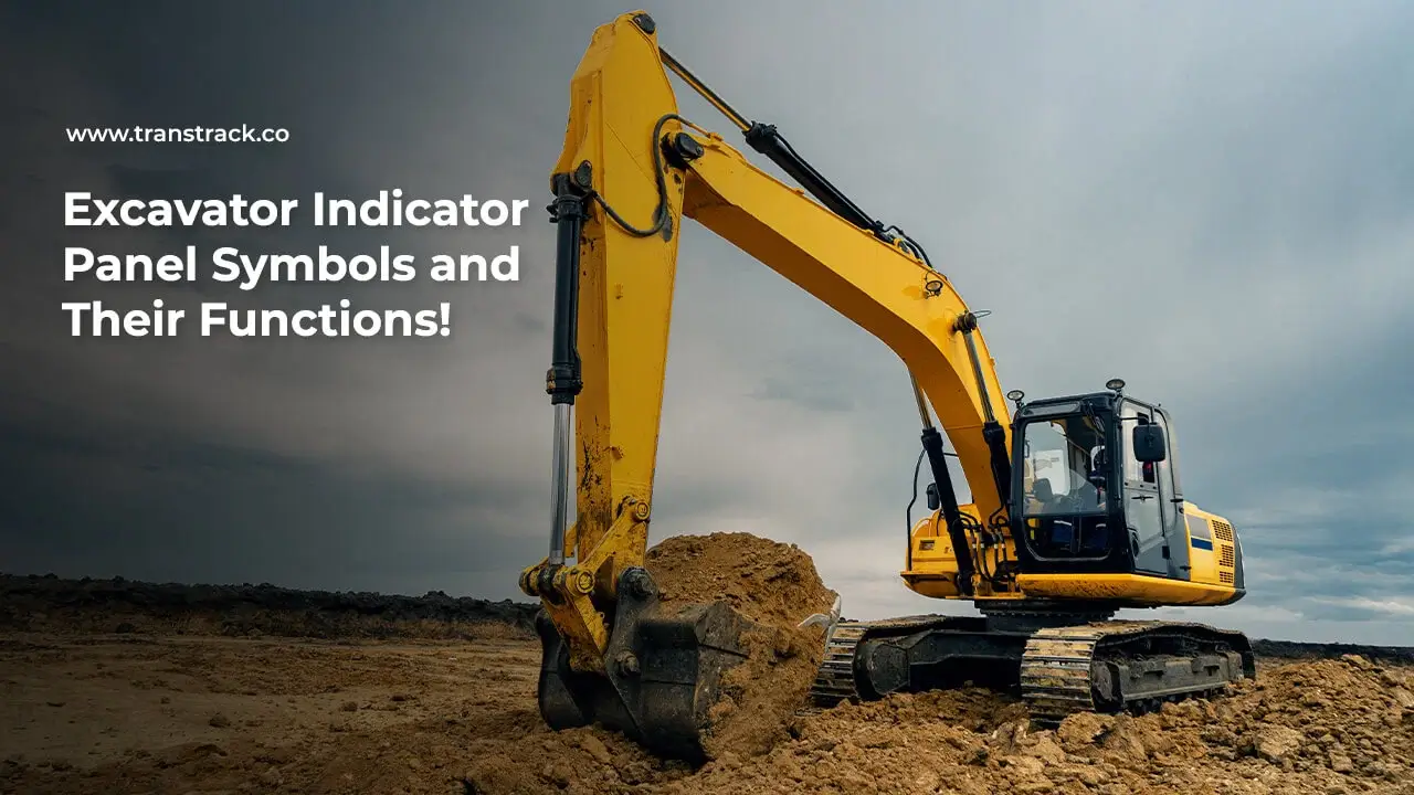 Excavator Indicator Panel Symbols